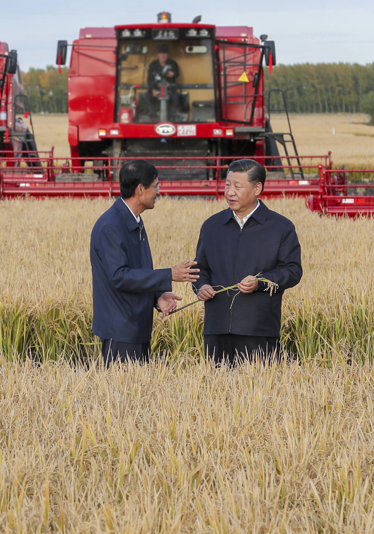 雙手捧起一碗米，總書記說：中國糧食，中國飯碗