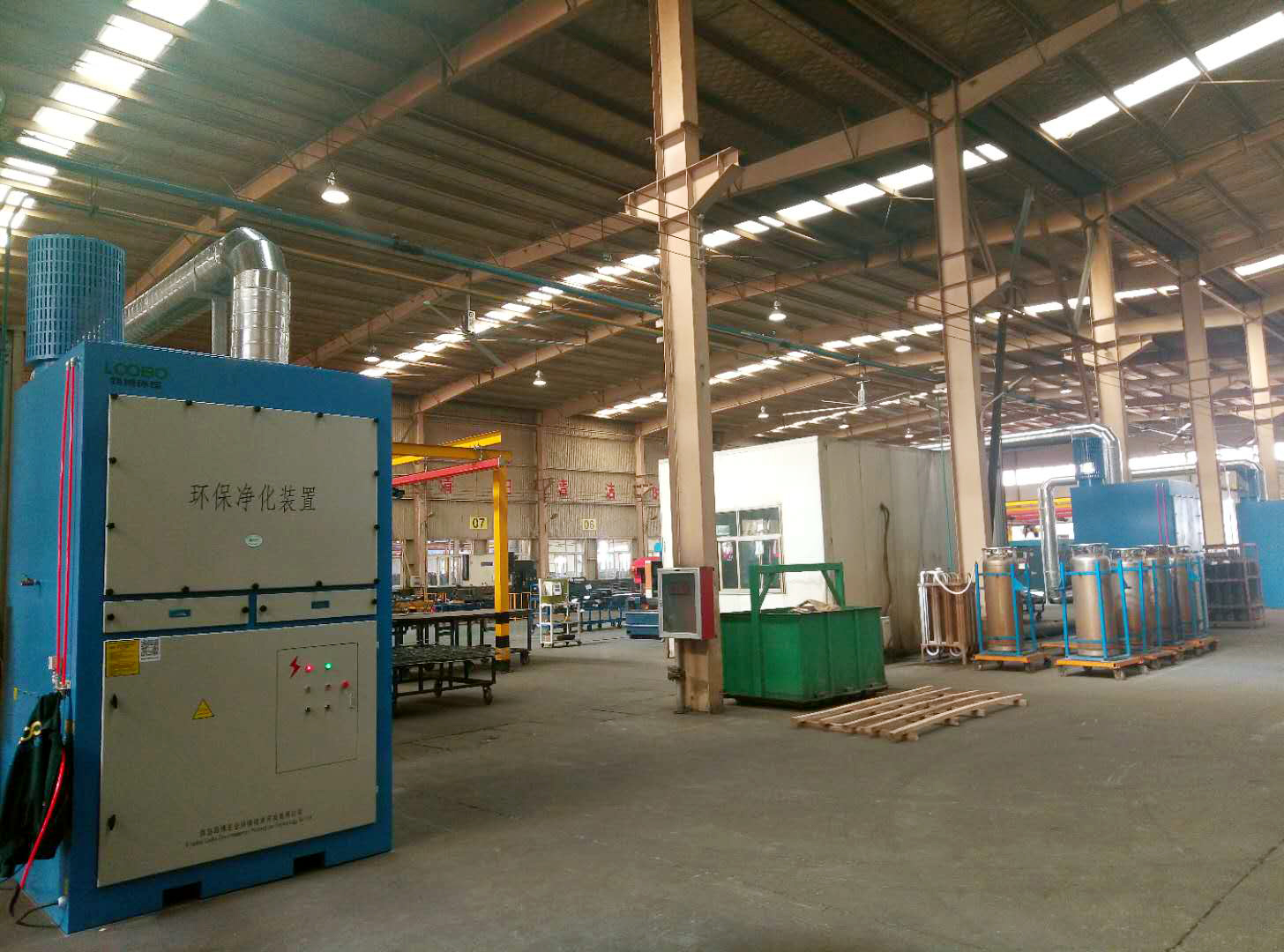 機(jī)械行業(yè)環(huán)保項(xiàng)目案例解析激光切割除塵項(xiàng)目竣工