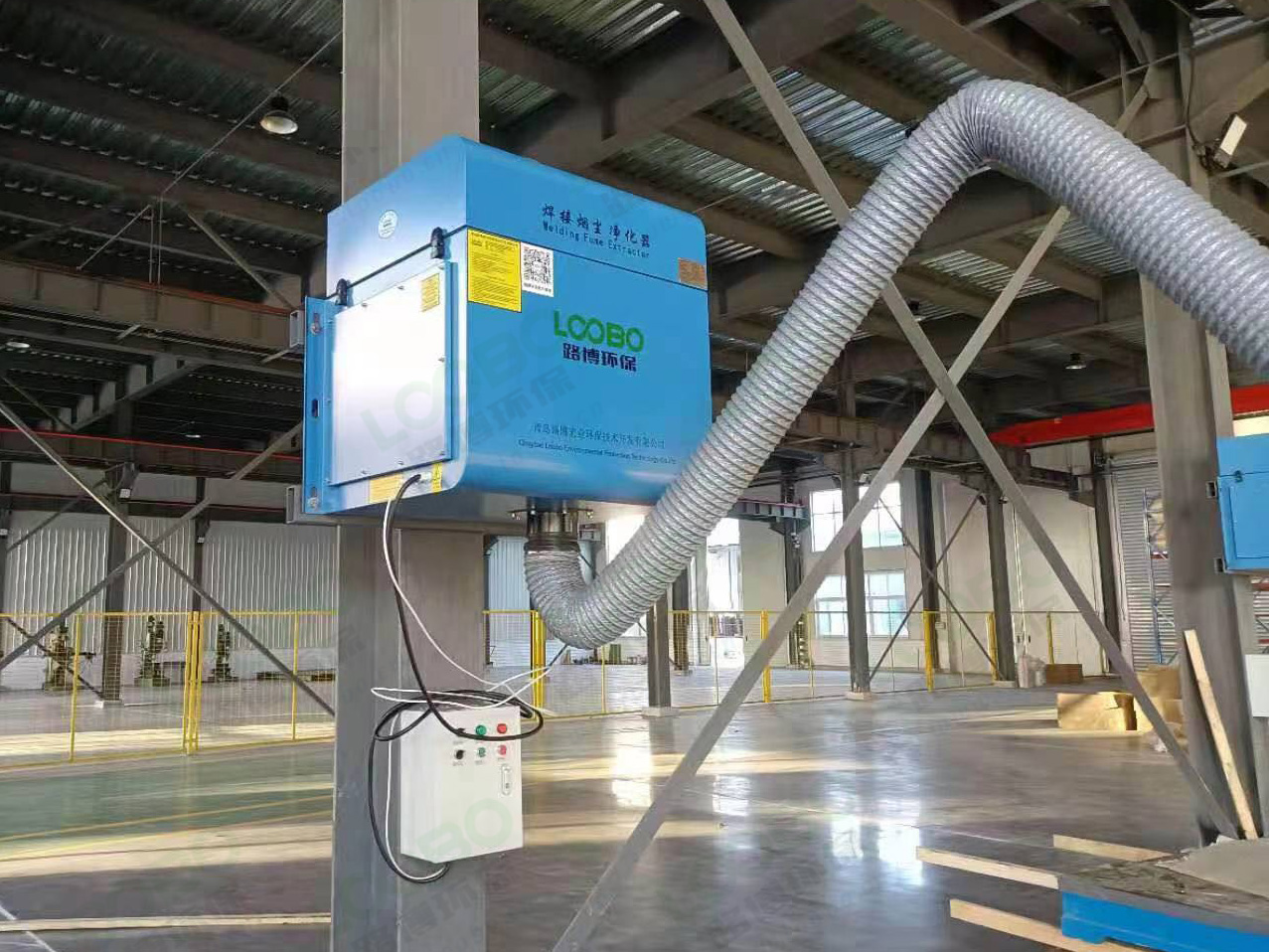 焊煙凈化效果好，節(jié)省占地面積，推薦使用固定式焊接煙塵凈化器 (2).jpg