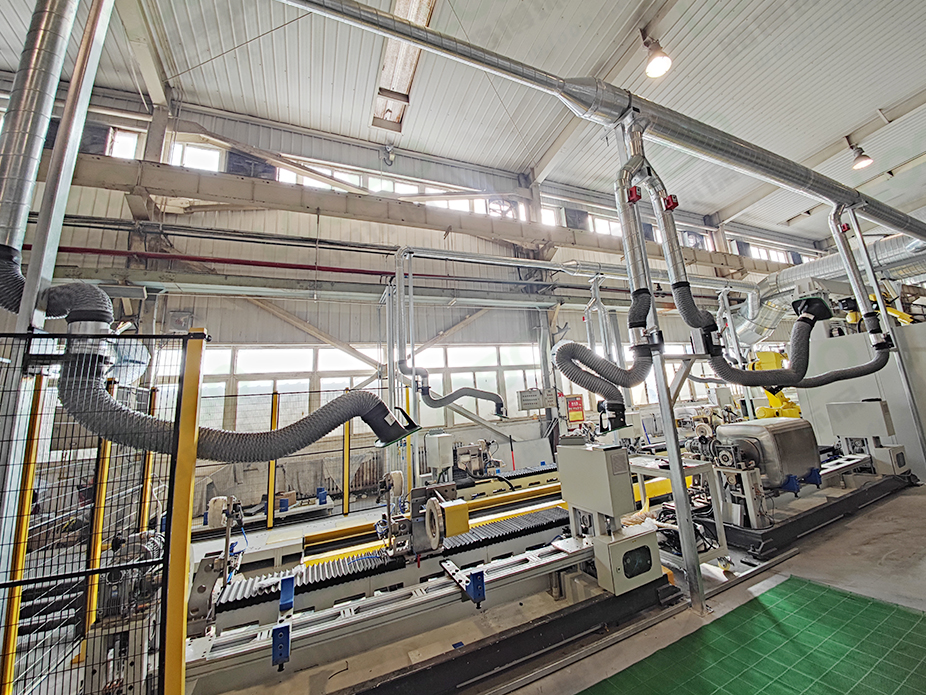 路博環(huán)保焊接煙塵凈化系統(tǒng)施工進行時