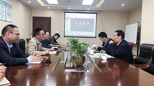 中國工程院孫九林院士蒞臨托普云農(nóng)指導(dǎo)交流