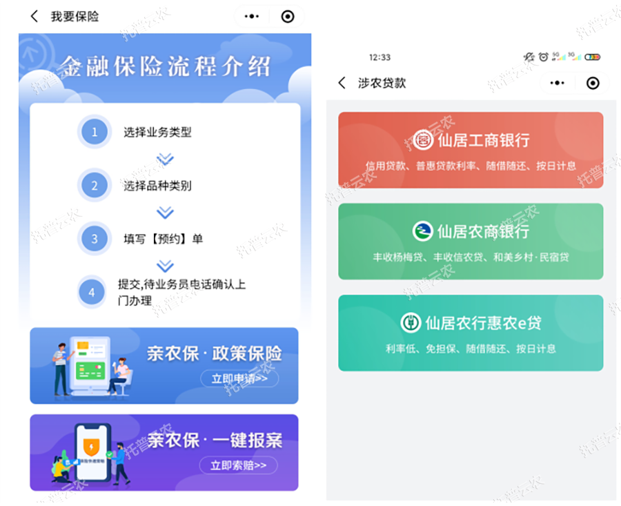 農(nóng)產(chǎn)品金融、保險融合應(yīng)用，賦能產(chǎn)業(yè)發(fā)展